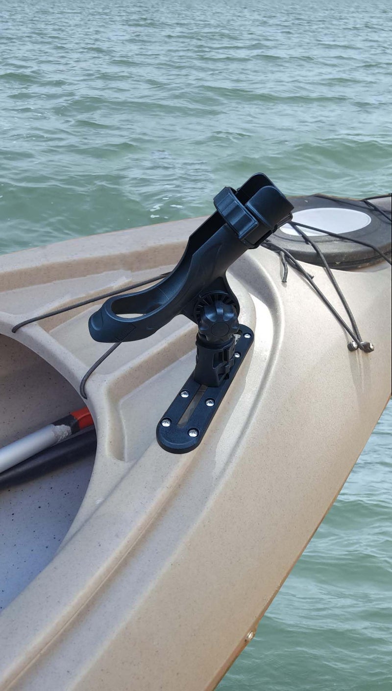Brocraft Power Lock Rod Holder with Fishing Kayak Track Adaptor / Kayak Track Rod Holder - Image 5